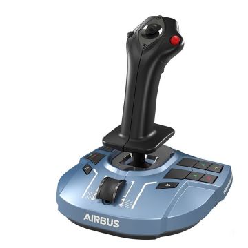 THRUSTMASTER TCA SIDESTICK X AIRBUS Edition Joystick PC / XBOX Joystick PC avec manette des gaz intégrée avec inverseur de poussée Réplique A320 HEART 4460219
