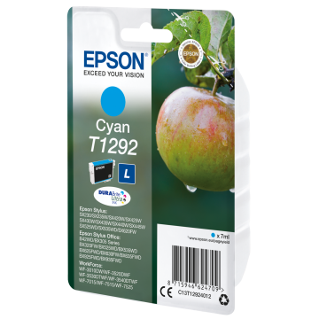 EPSON Cartouche Pomme T1292 Encre DURABrite Ultra Cyan 7ml