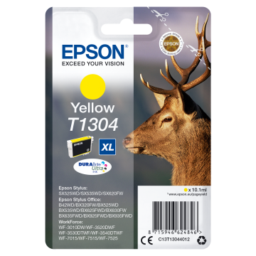EPSON Cartouche Cerf T1304 Encre DURABrite Ultra Jaune XL 10,1ml
