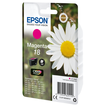 EPSON Cartouche Pâquerette 18 Encre Claria Home Magenta 3,3ml