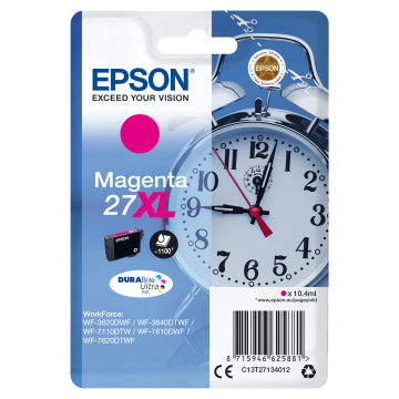 EPSON Cartouche Réveil 27XL Encre Durabrite Magenta XL 10,4ml