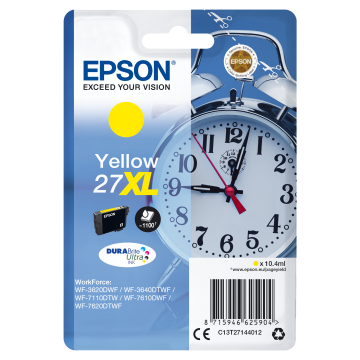 EPSON Cartouche Réveil 27XL Encre Durabrite Jaune XL 10,4ml
