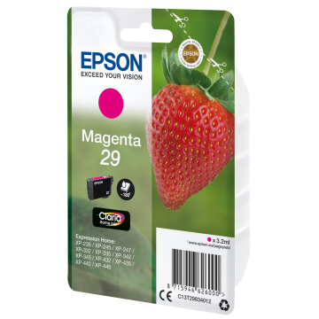 EPSON Cartouche Fraise 29 Encre Claria Home Magenta 3,2ml Alarme