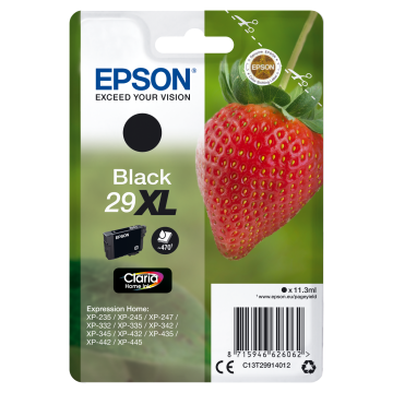 EPSON Cartouche Fraise 29XL Encre Claria Home Noir 11,3ml