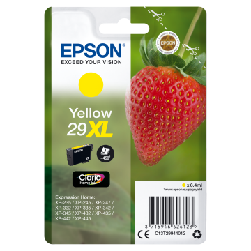 EPSON Cartouche Fraise 29XL Encre Claria Home Jaune 6,4ml