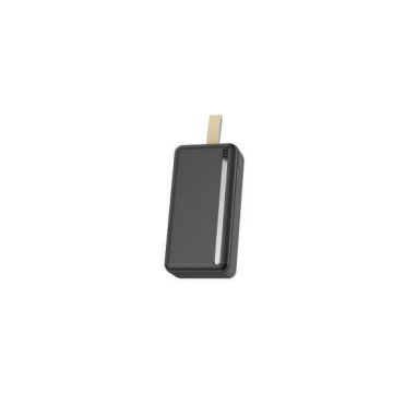 Batterie de secours 30000mAh 3 ports - 1 port USB-C + 2 ports USB A - fast charge 18W/20W - câble USB/USB-C 20cm inclus - noir