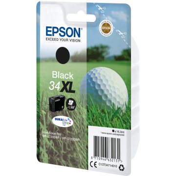 EPSON Cartouche Golf 34XL Encre Durabrite Noir 16,3ml