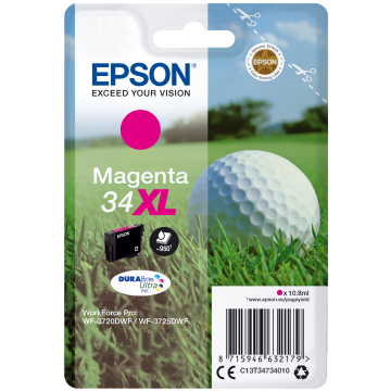 EPSON Cartouche Golf 34XL Encre Durabrite Magenta 10,8ml