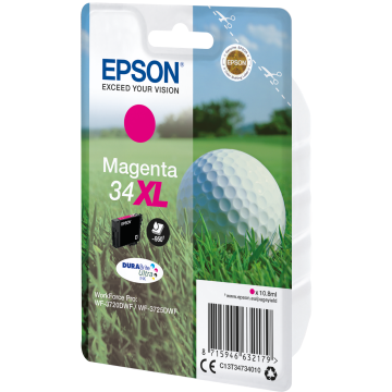 EPSON Cartouche Golf 34XL Encre Durabrite Magenta 10,8ml