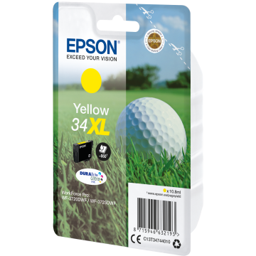 EPSON Cartouche Golf 34XL Encre Durabrite Jaune 10,8ml