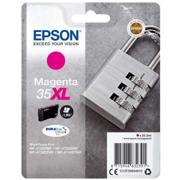EPSON Cartouche Encre 35XL Durabrite Ultra Magenta 20,3ml