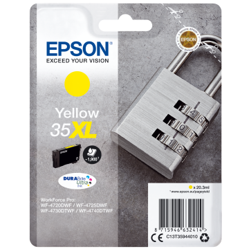 EPSON Cartouche Encre 35XL Durabrite Ultra Jaune 20,3ml