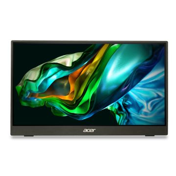 Ecran Acer 15.6'' PM161QBbmiuux FHD 60Hz IPS Flat 4ms(GTG) 1xMiniHDMI 2xType-C(15W) Audio Out Speakers FreeSync Gtie 2ans