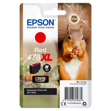 EPSON Singlepack red 478XL Claria Photo HD Ink