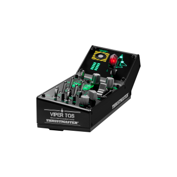THRUSTMASTER Viper Panel pour PC, , Panneau de commandes rétroéclairé, à associer à la Viper TQS ou à utiliser seul, 43 boutons d'action en métal