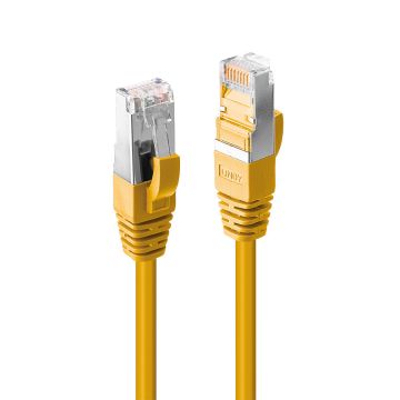 Cable reseau Jaune Cat 6A S/FTP LSZH 3m
