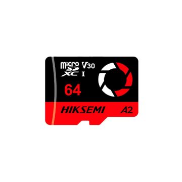 Carte Mémoire HIKSEMI M-SD série Capture 64G Micro SDXC TLC 180MB/s 150MB/s Class 10 U3 V30
