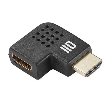 Adaptateur HDMI coudé à 90° horizontal connecteur or