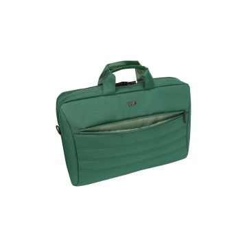 SACOCHE WE 17,3, NYLON, VERT DESIGN WE V2