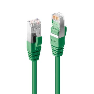 Cable reseau Vert Cat 6A S/FTP LSZH 1m
