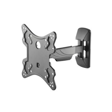 Support TV orientable 23 à 42 - VESA 200*200mm - 1 bras orientable 180° - Poids max. supporté 35 Kg - Inclinaison2°^-12° - Orientation +5°~-5°.