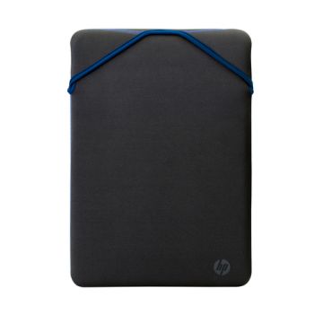 Housse de protection - sleeve réversible ordinateur portable HP 14,1 Bleu, en néoprène durable, protège le PC contre les chocs et les rayures 2F1X4AA