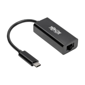 Tripp Lite by Eaton - Adaptateur réseau USBC vers Gigabit avec compatibilité Thunderbolt 3 - Noir