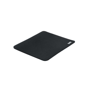 Tapis de souris WE basique noir, Tapis 23 x 19 x 0,3 mm, Base antidérapante, tapis souple - en sachet