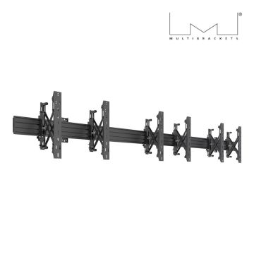 Fixation push in pop out MBW3U MULTIBRACKETS Noir pour moniteur 101,6cm 40 165,1cm 65" Capacité 30 kg VESA 100 x100 600x400 mm