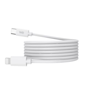 Câble USB-C / Lightning - 27W - 1m - Blanc