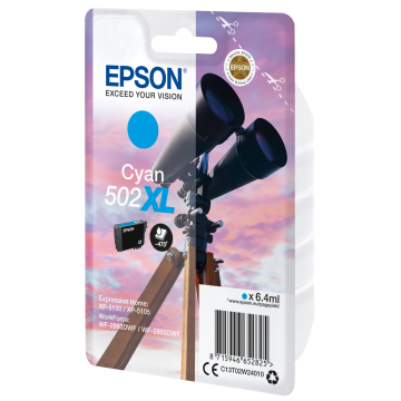 EPSON Cartouche Encre Jumelle 502XL Cyan 6,4ml