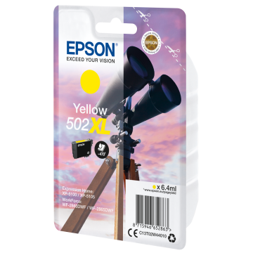 EPSON Cartouche Encre Jumelle 502XL Jaune 6,4ml