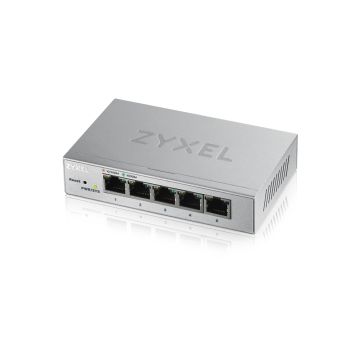 Zyxel GS12005 - Switch Smart Administrable 5ports Gbps RJ45 non rackable - fanless