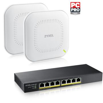 Zyxel GS1915-8EP-Nebula Starter Kit 1x GS1915-8EP + 2x NWA90AX.