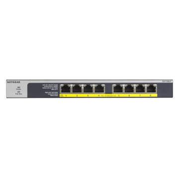 Netgear GS108LP Switch non manageable PoE+ Gigabit Ethernet 8 ports avec technologie FlexPoE (60W)