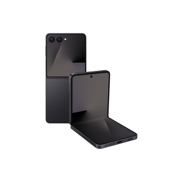 Smartphone Galaxy Z Flip7 Noir Absolu Exynos 2500 12Go 256Go Ecran Pliable 6,9'' et 4,1'' Dynamic AMOLED 2X AI intégrée Batterie 4 300mAh IP48 SM-F766BZKGEUB