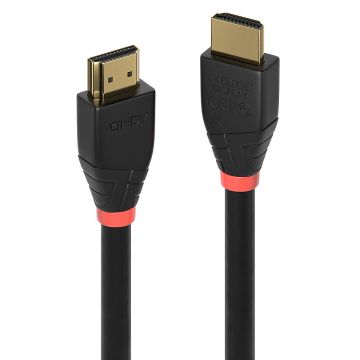 Câble HDMI 4K60 actif, 15m. Crée une connexion HDMI longue distance entre un appareil source 4K et l'écran