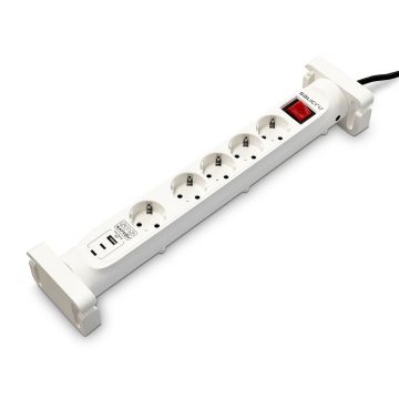 SALICRU Multiprises Parafoudre SPS SAFE 5S+ Blanc 5 prises Schuko 680DA000003