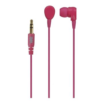 Ecouteurs fushia - 1.2m-jack 3.5mm diamètre driver: 10mm impédance 32Ohms sensibilité 98 dB
