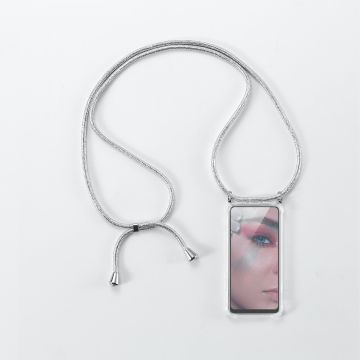 We coque de protection AVEC TOUR DE COU APPLE IPHONE 6/7/8/SE 2020 Argent