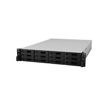Synology RX1217 - Boitier d extension 12 baies 3.5/2.5 SATA pour serveur NAS Rack.