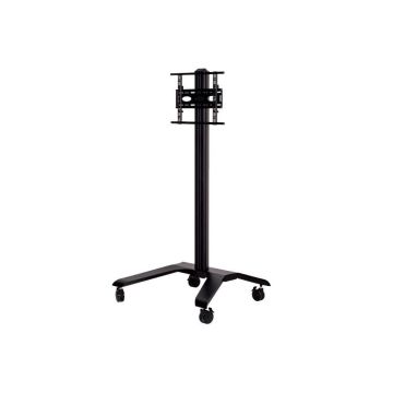 Chariot universel pour écran plat - VESA 600 x 400 - colonne de 1,7 m Couleur Noir / BT8562/BB