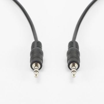Câble Jack Male/Male 3.5mm - Longueur 1.5M - Noir - en sachet
