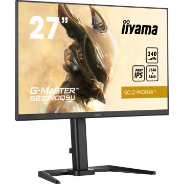 Ecran IIYAMA 27 1ms G-MASTER Gold Phoenix Fast IPS 16:9 240Hz 2560x1440 400cd/m² 1xHDMI 1xDisplayPort 2xUSB HPs 15cm pied réglable hauteur Pivot Black Tuner