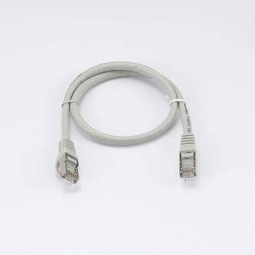 Câble RJ45 Male/Male droit CAT7 S/FTP - Longueur 0.50M - Gris - en sachet