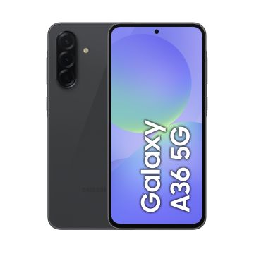 Smartphone Galaxy A36 Noir 5G 6Go 128Go Android 15 Batt 5000mAh CR 45W Ecran 6.7'' FHD+ DAS tête 0,525W/Kg