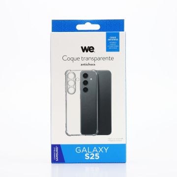 WE Coque de protection TPU SAMSUNG GALAXY S25 Transparent