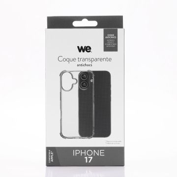 WE Coque de protection TPU APPLE IPHONE 17 Transparent
