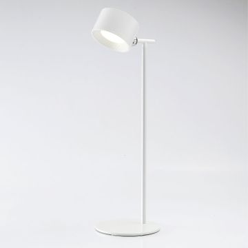 Lampe magnétique Halterrego 2-en-1 : lampe de bureau / lampe amovible , couleur blanche