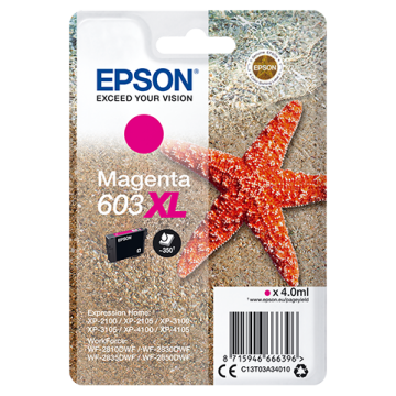 EPSON Cartouche Etoile de Mer 603XL Encre Magenta 4ml